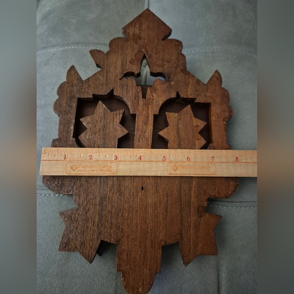 Antique wooden fold out shelf. - Picture 6 of 7